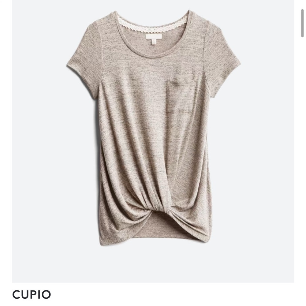 Cupio, size small, color is a heather brown/tan